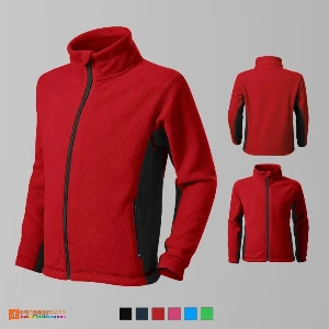 jachete fleece rosii pentru copii ad529 poza 4