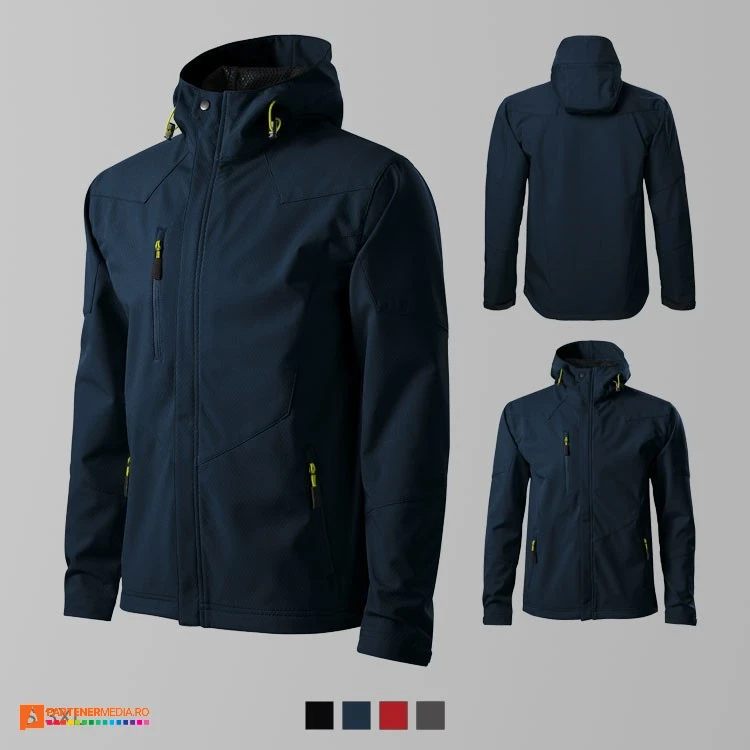 jachete barbatesti softshell bleumarin ad531 poza 2