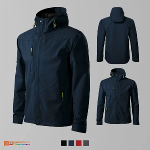 jachete barbatesti softshell bleumarin ad531 poza 2