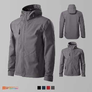 jachete barbatesti softshell gri ad531 poza 3