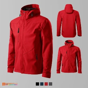 jachete barbatesti softshell rosii ad531 poza 5