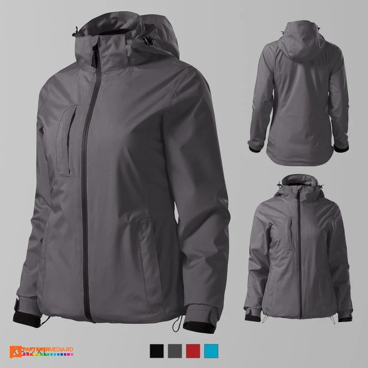 jachete gri de dama 3 in 1 ad534 poza 2