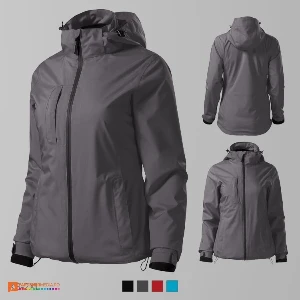 jachete gri de dama 3 in 1 ad534 poza 2