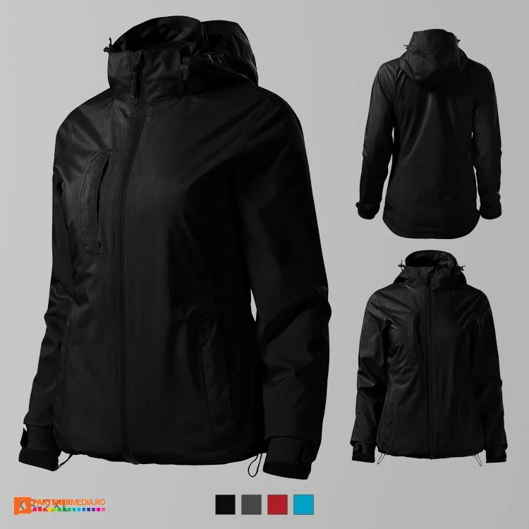 jachete negre de dama 3 in 1 ad534 poza 3