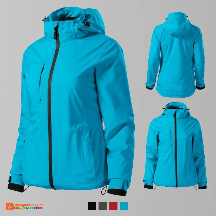 jachete turquise de dama 3 in 1 ad534 poza 5