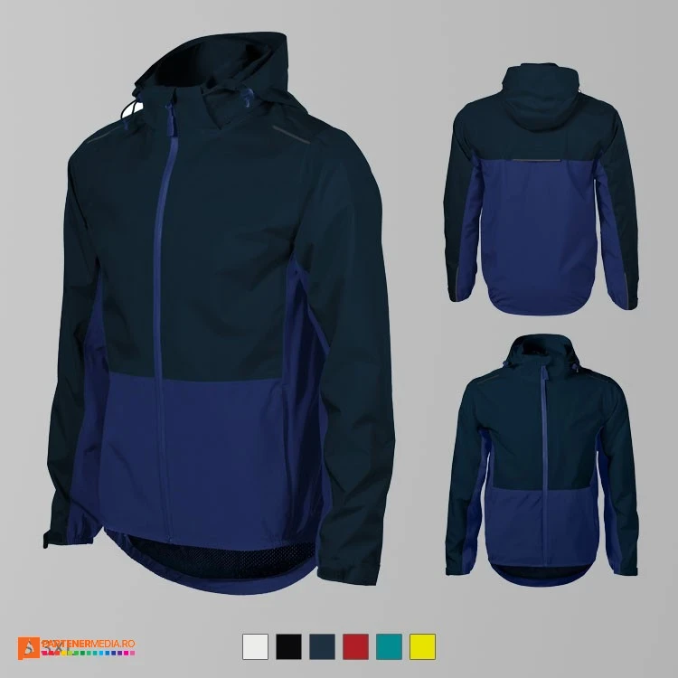 jachete barbatesti softshell bleumarin ad538 poza 3