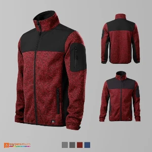 jachete barbatesti visinii softshell cu buzunar pe maneca ad550 poza 5