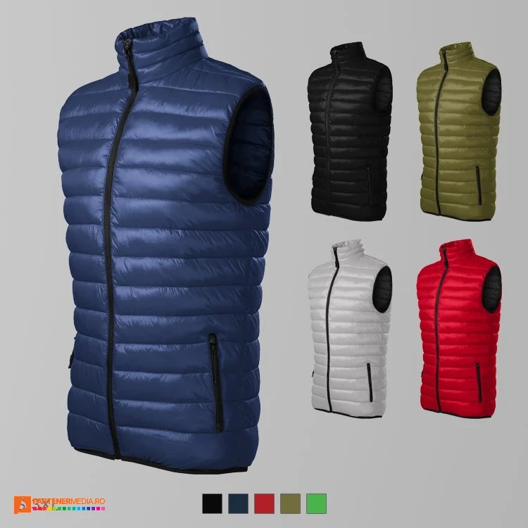 veste matlasate barbatesti cu guler inalt ad553 poza 1