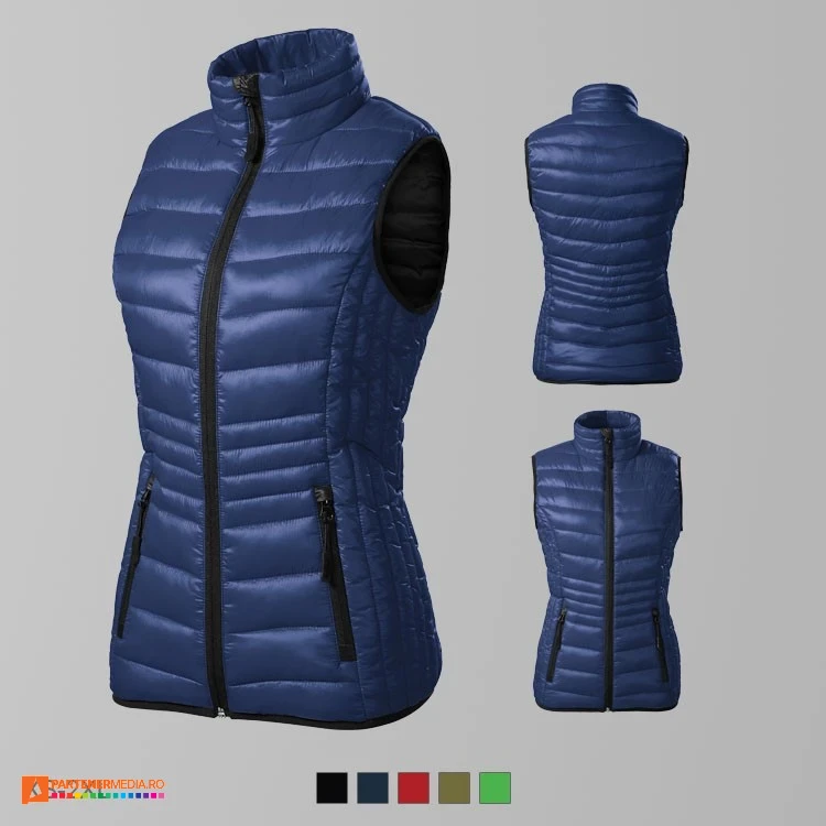 veste matlasate bleumarin de dama ad554 poza 2