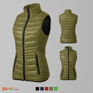 veste matlasate khaki de dama ad554 poza 4