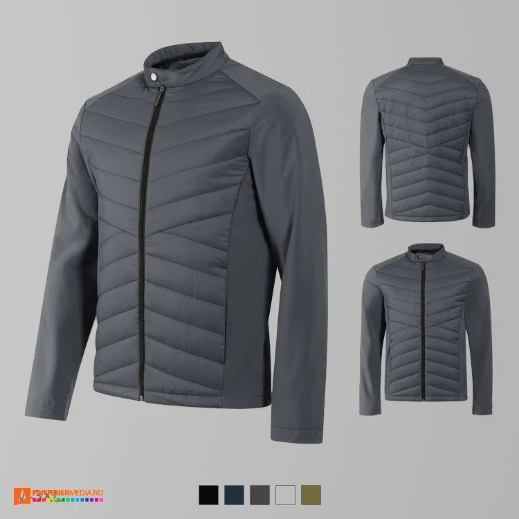 jachete softshell barbatesti gri inchis ad555 poza 4