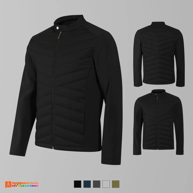 jachete softshell barbatesti negre ad555 poza 6