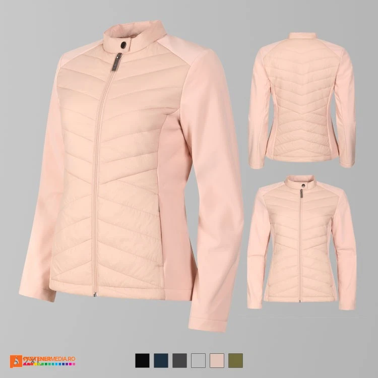 jachete softshell de dama bej ad556 poza 3