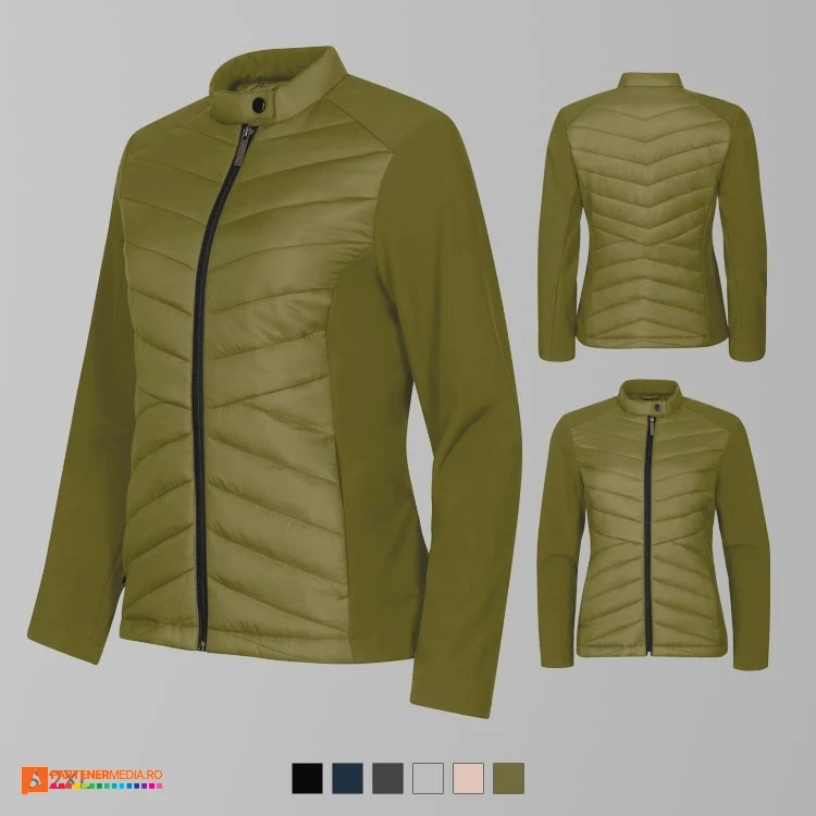 jachete softshell de dama khaki ad556 poza 6