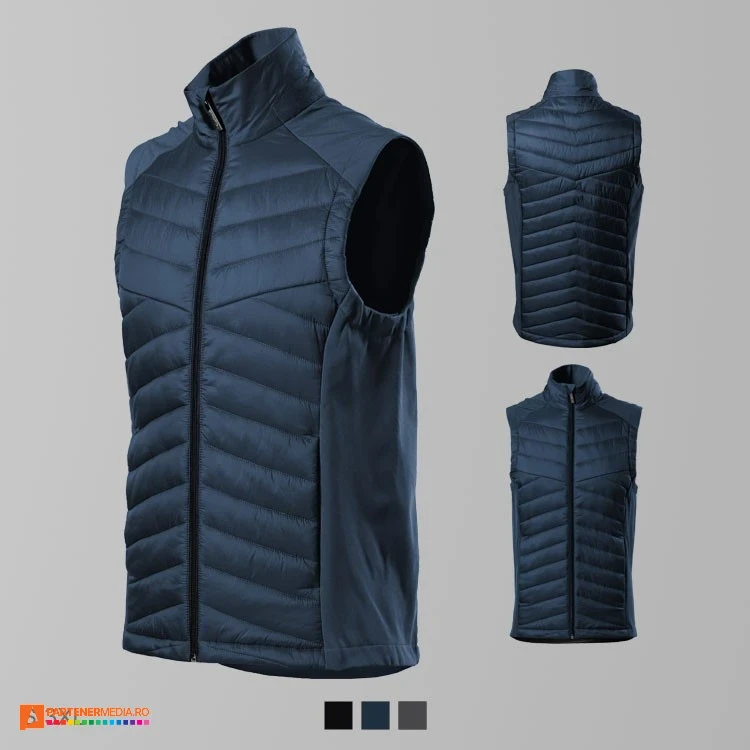 veste matlasate softshell barbatesti bleumarin ad557 poza 2