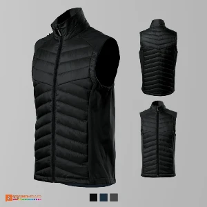 veste matlasate softshell barbatesti negre ad557 poza 4