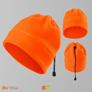 caciuli fleece unisex portocaliu fluorescent ad5v9 poza 3