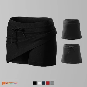 fuste negre tip pantalon pentru dame ad604 poza 5