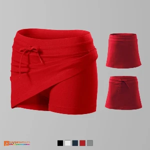 fuste rosii tip pantalon pentru dame ad604 poza 6