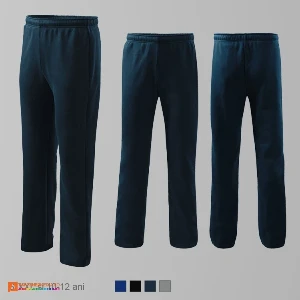 pantaloni lungi barbatesti bleumarin din bumbac si poliester ad607 poza 3
