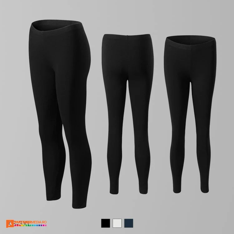pantaloni promotionali negri elastici pentru dame ad610 pantaloni promotionali negri elastici pentru dame ad610 poza 4