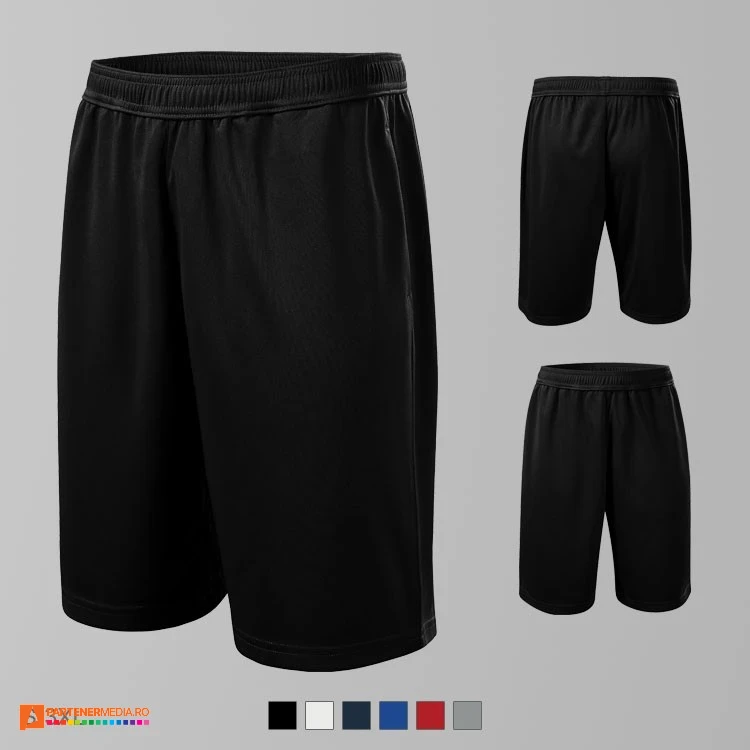 pantaloni barbatesti negri din poliester ad612 poza 6