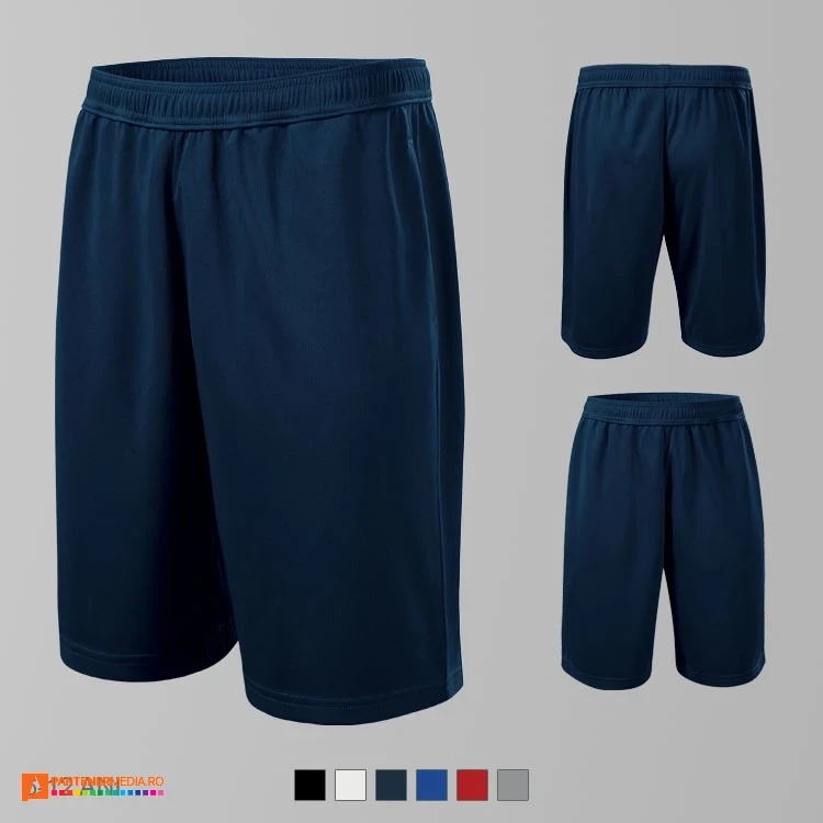 pantaloni bleumarin scurti pentru copii din poliester ad613 poza 4