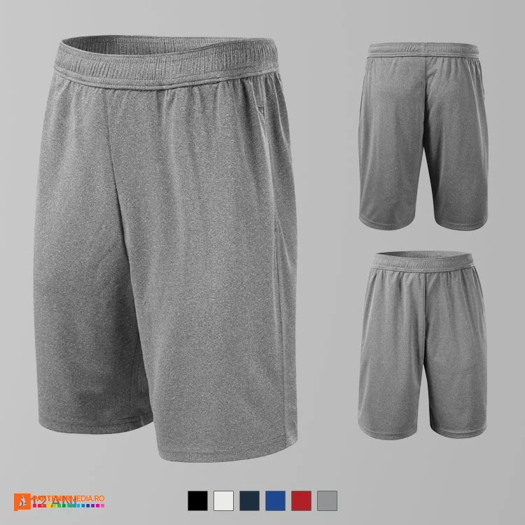 pantaloni gri scurti pentru copii din poliester ad613 poza 5