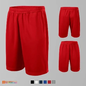 pantaloni rosii scurti pentru copii din poliester ad613 poza 7