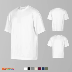 tricouri albe promotionale unisex din poliester ad812 poza 2