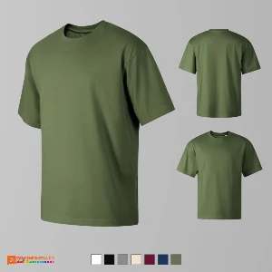 tricouri khaki promotionale unisex din poliester ad812 poza 6