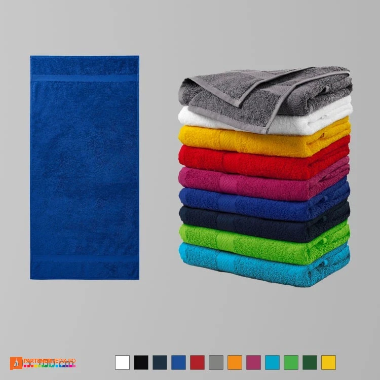 prosoape albastre promotionale din bumbac ad903 poza 3