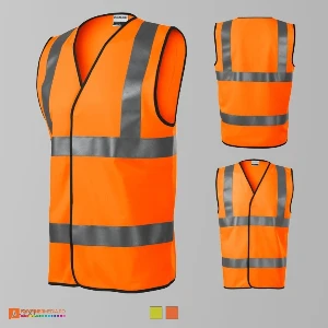 veste reflectorizante unisex portocalii ad9v3 poza 3
