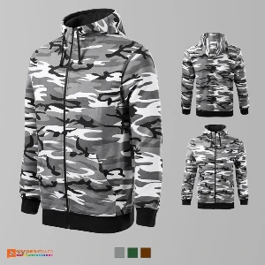 hanorace barbatesti cu design gri camuflaj adc19 poza 2
