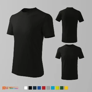 tricouri negre de copii din bumbac cu finisaj cu silicon adf38 poza 8