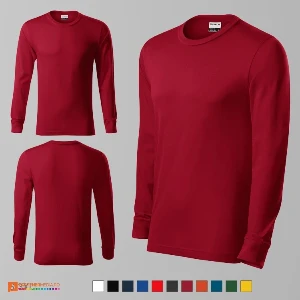 tricouri visinii unisex din bumbac cu maneci lungi adr05 poza 12