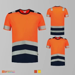tricouri portocalii reflectorizante unisex promotionale adt01 poza 3