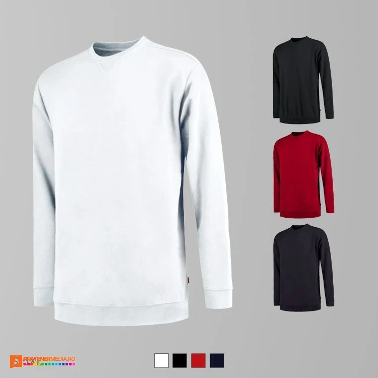 bluze unisex promotionale din bumbac si poliester adt43 poza 1