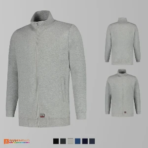 jachete gri tip hanorac din bumbac si poliester adt45 poza 5