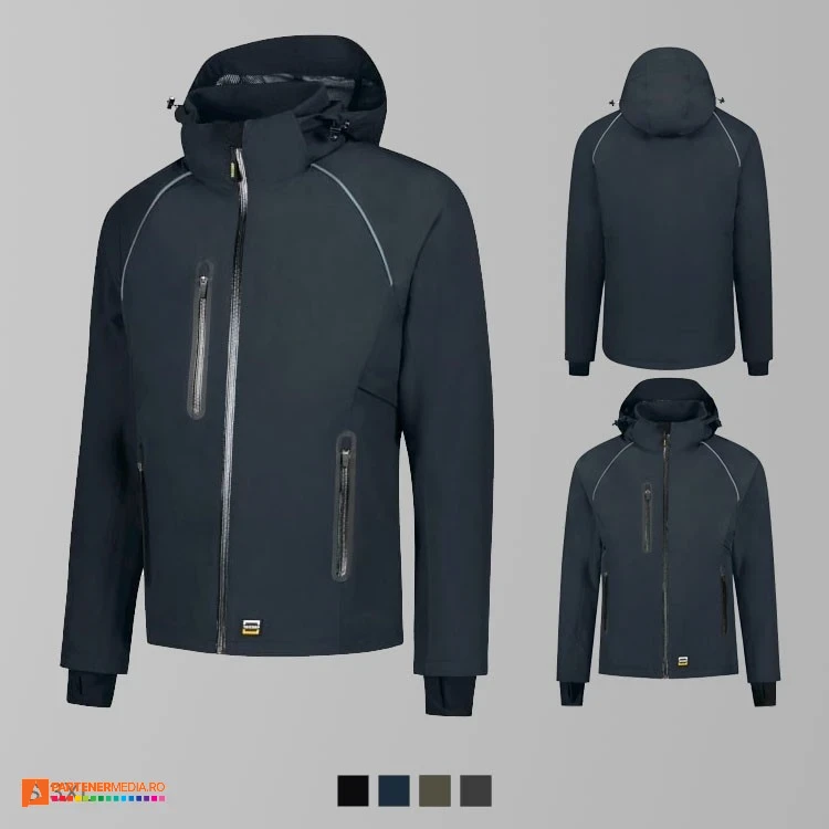 jachete softshell unisex promotionale bleumarin adt54 poza 2