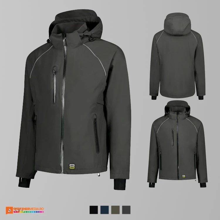 jachete softshell unisex promotionale gri adt54 poza 3