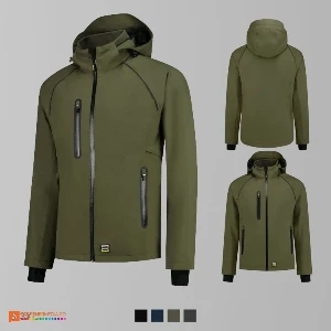 jachete softshell unisex promotionale khaki adt54 poza 4