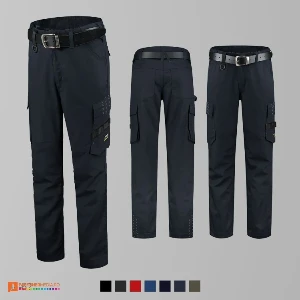 pantaloni de lucru unisex albastru inchis adt64 poza 4