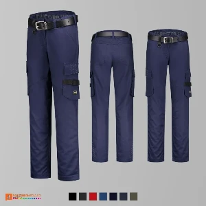 pantaloni de dama de lucru promotionali bleumarin adt70 poza 4