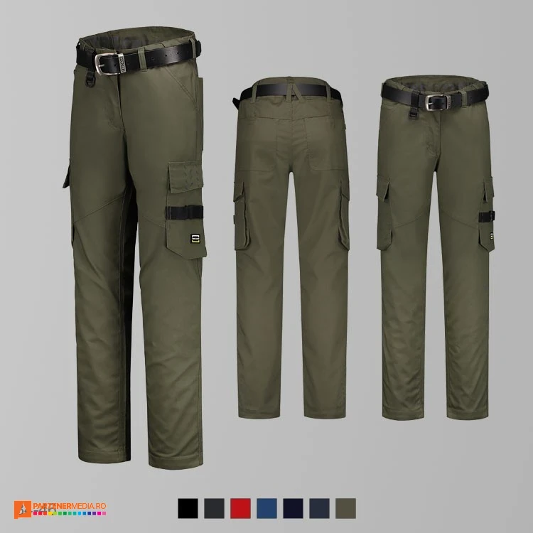 pantaloni de dama de lucru promotionali khaki adt70 poza 6