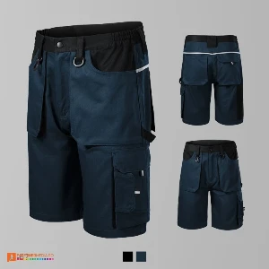 pantaloni scurti de lucru bleumarin barbatesti adw05 poza 2