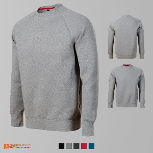 hanorace gri promotionale barbatesti din bumbac si poliester adw42 poza 2