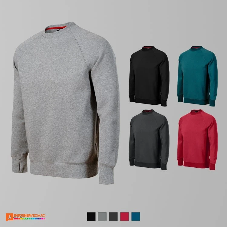 hanorace promotionale barbatesti din bumbac si poliester adw42 poza 1