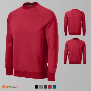 hanorace rosii promotionale barbatesti din bumbac si poliester adw42 poza 5