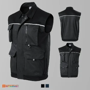 veste de lucru barbatesti negre adw52 poza 3